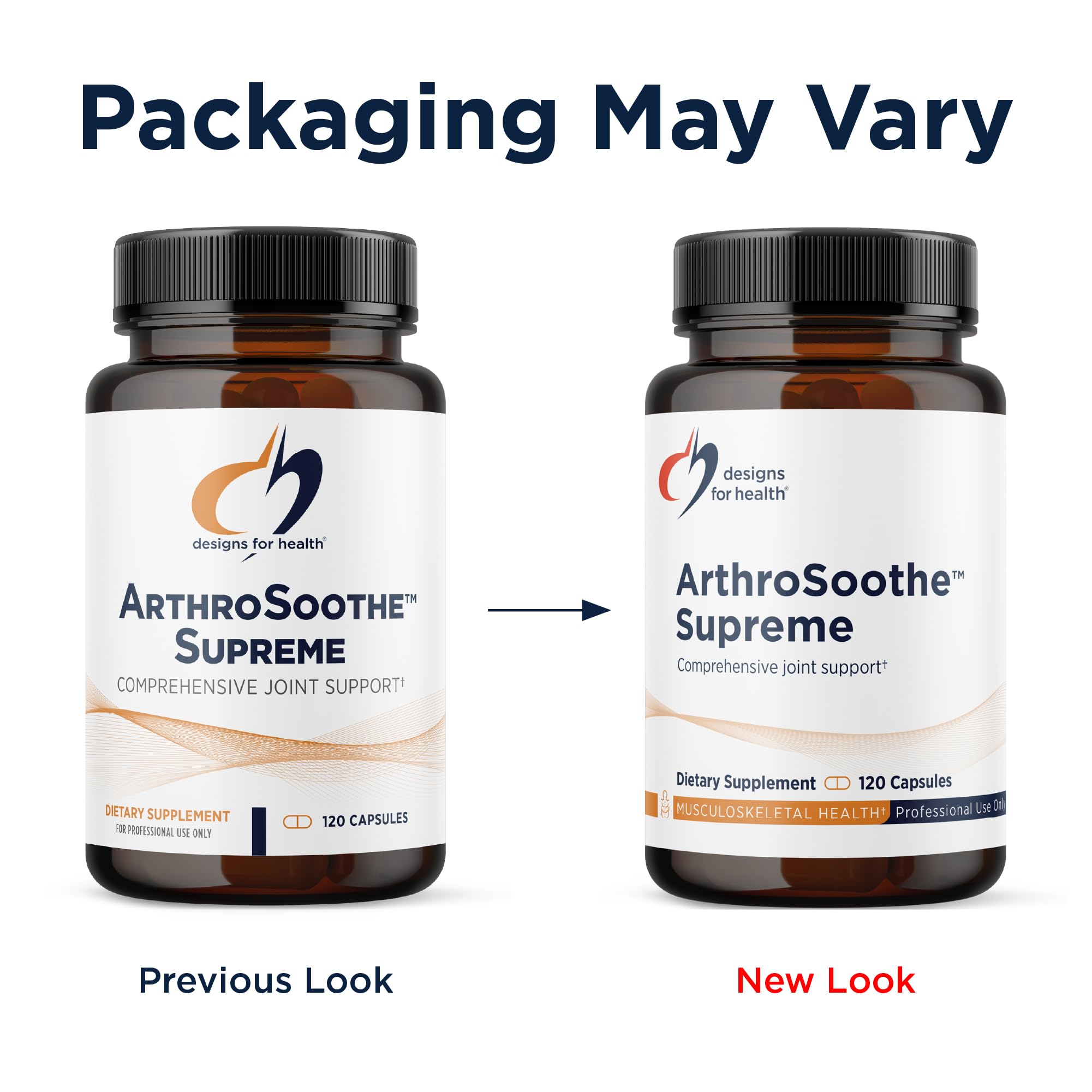 Designs for Health ArthroSoothe Supreme - Joint Support Supplement for Adults with Glucosamine Sulfate, Quercetin, Green Lipped Mussel, MSM, Chinese Skullcap + More - Non-GMO (120 Capsules) - Image 3