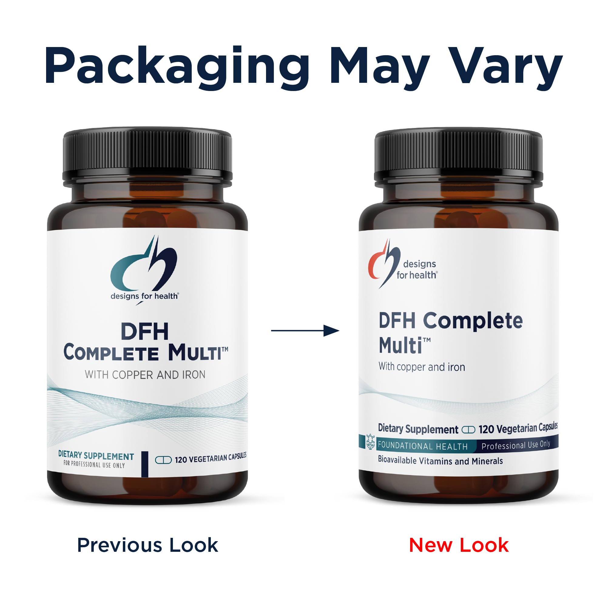 Designs for Health Complete Multi with Copper + Iron - Comprehensive Multi Vitamin + Mineral Supplement with Folate, 1000 IU Vitamin D, Immune Support Vitamins - Multivitamin (120 Capsules) - Image 4