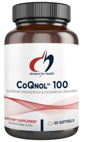 Designs for Health CoQnol 100mg - CoQ10 Ubiquinol with Superior Bioavailability + Exclusive Absorption Technology - Double CoenzymeQ10 Boost with GG - Heart, Healthy Aging + Cell Support (60 Softgels) - Image 4