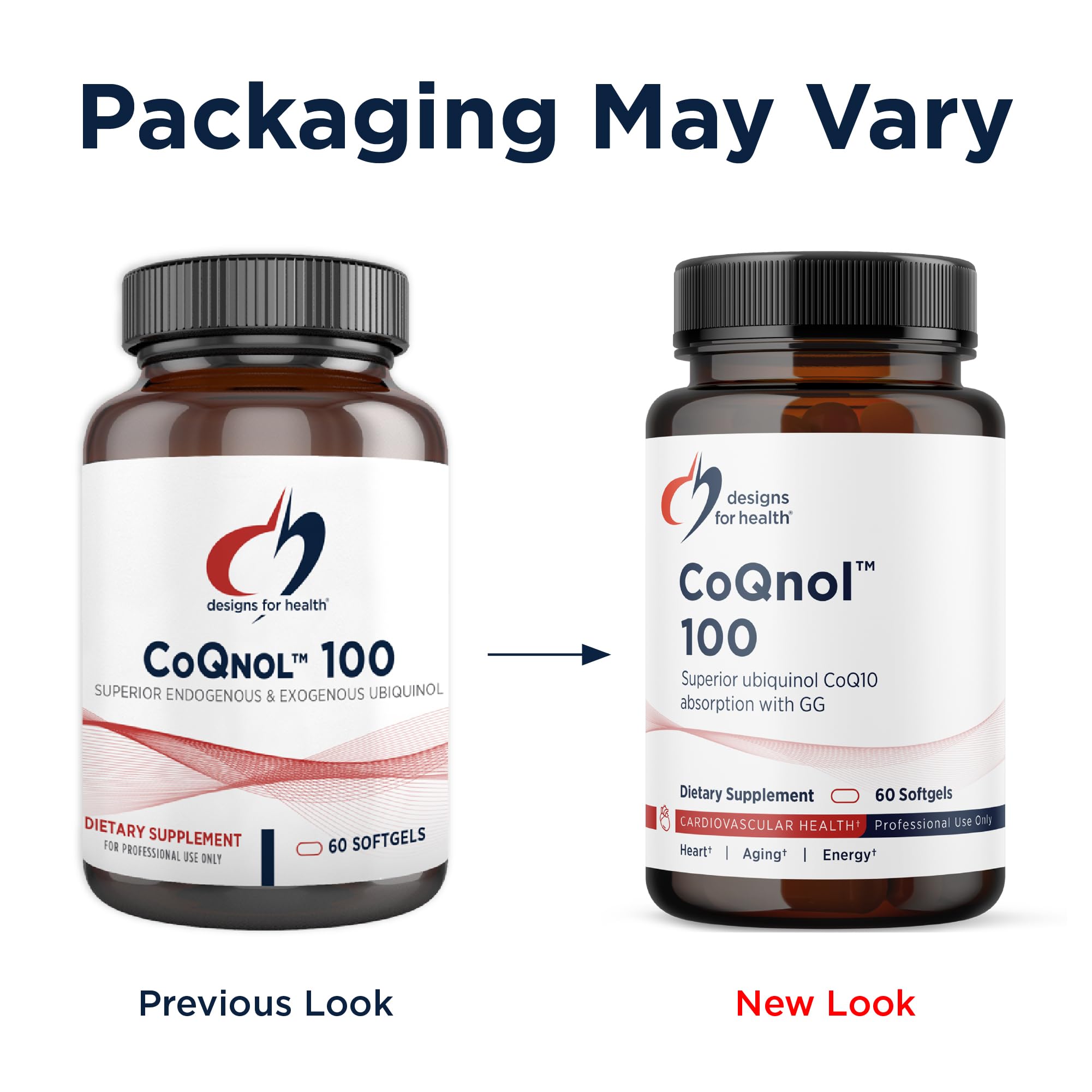Designs for Health CoQnol 100mg - CoQ10 Ubiquinol with Superior Bioavailability + Exclusive Absorption Technology - Double CoenzymeQ10 Boost with GG - Heart, Healthy Aging + Cell Support (60 Softgels) - Image 7