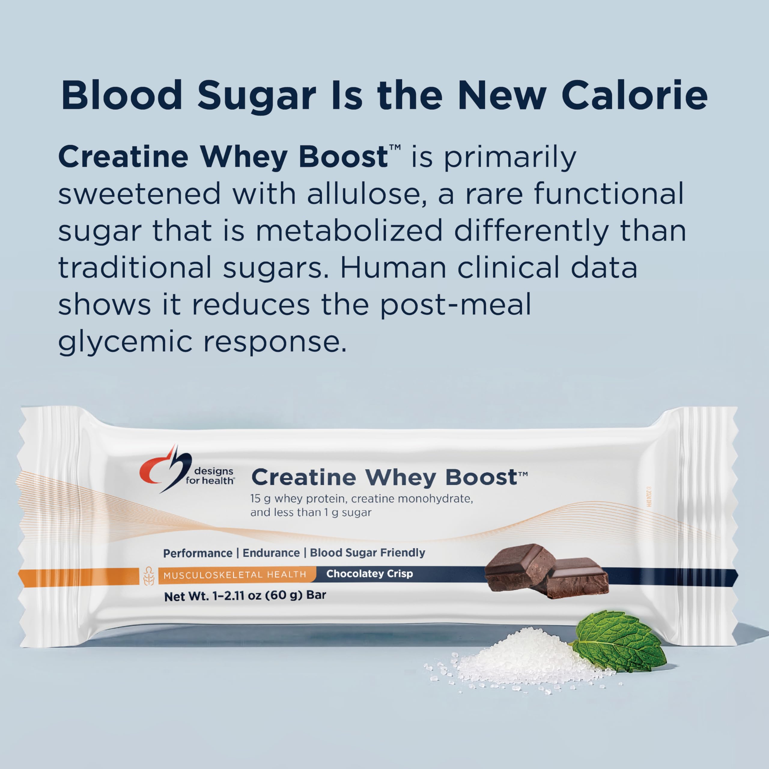 Designs for Health Creatine Whey Boost Bars (12 Bars) | 15 g Whey Protein + Creatine Monohydrate for Energy & Strength – Sweetened with Allulose – Gluten-Free, Vegetarian, Non-GMO, <1 g Sugar - Image 5