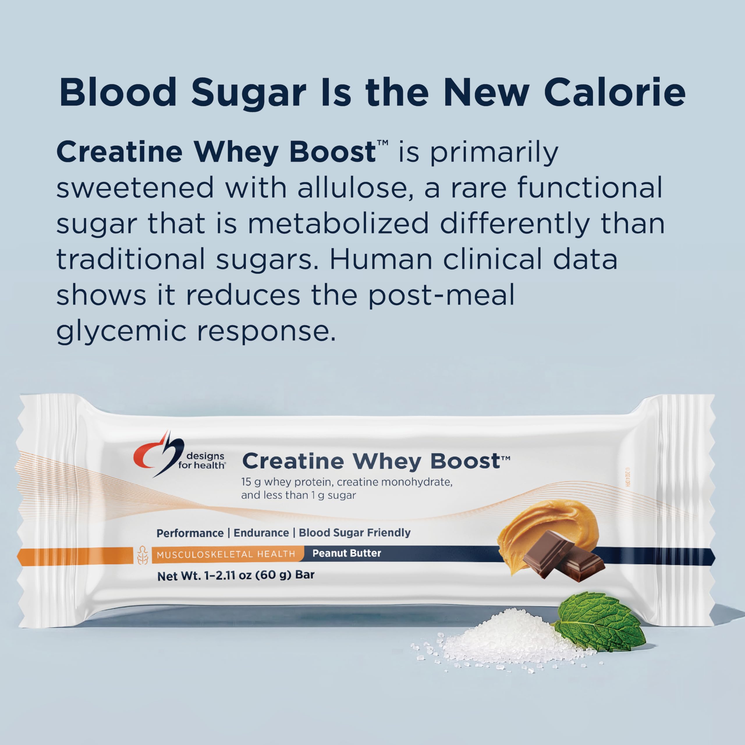 Designs for Health Creatine Whey Boost Bars (12 Bars) | 15 g Whey Protein + Creatine Monohydrate for Energy & Strength – Sweetened with Allulose – Gluten-Free, Vegetarian, Non-GMO, <1 g Sugar - Image 5