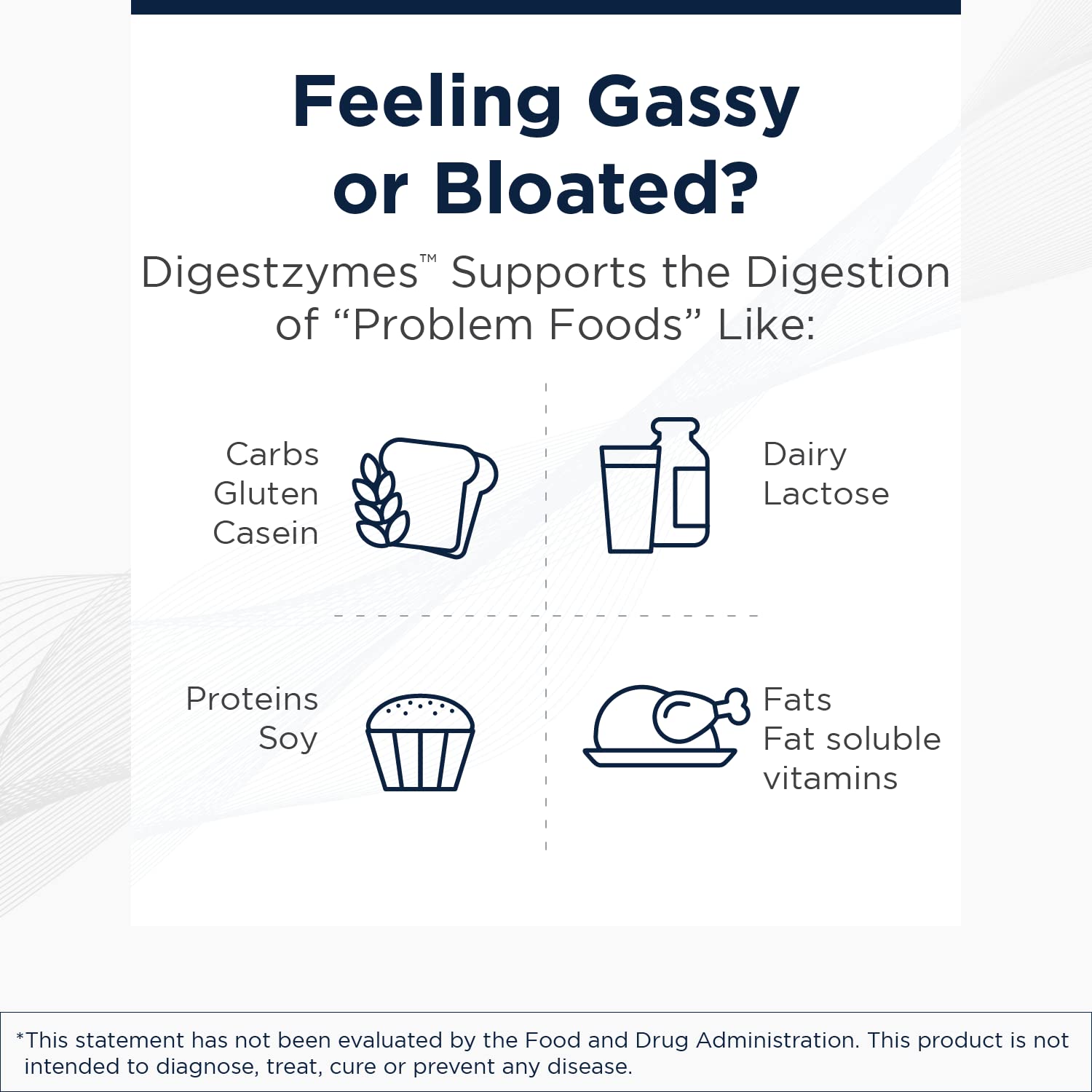 Designs for Health Digestzymes - Digestive Enzymes + Betaine Hydrochloride for Gas & Bloating Relief - Pepsin, Ox Bile, Lactase Enzyme & Lipase Enzymes for Digestion (60 Capsules) - Image 4