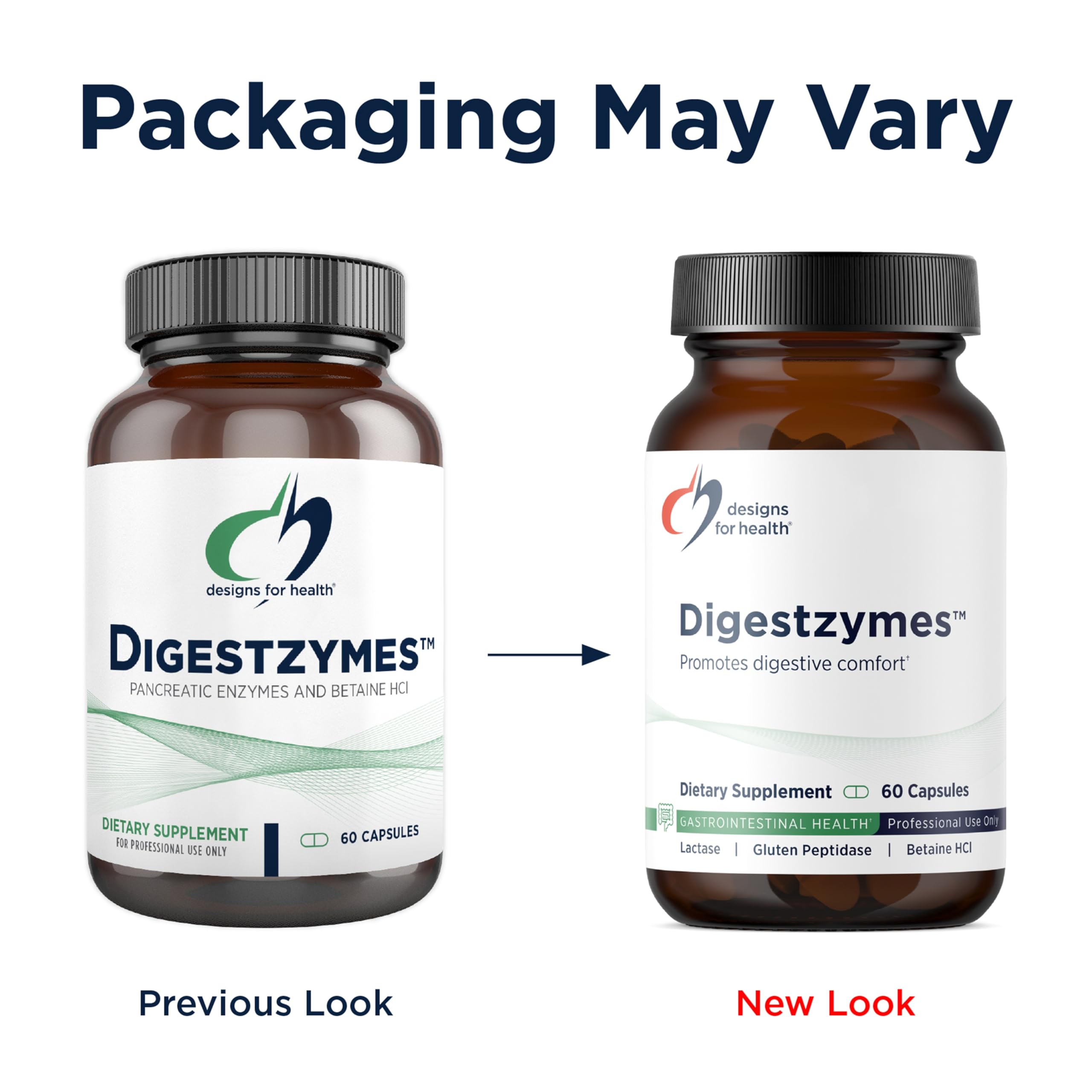 Designs for Health Digestzymes - Digestive Enzymes + Betaine Hydrochloride for Gas & Bloating Relief - Pepsin, Ox Bile, Lactase Enzyme & Lipase Enzymes for Digestion (60 Capsules) - Image 6