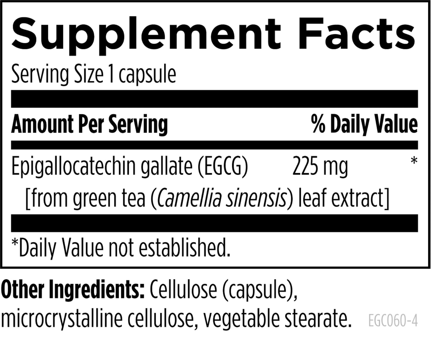Designs for Health EGCg - Decaffeinated Green Tea Extract (225mg) + Polyphenols Antioxidant Supplement - Non-GMO Vegan Green Tea Pills (60 Capsules) - Image 3