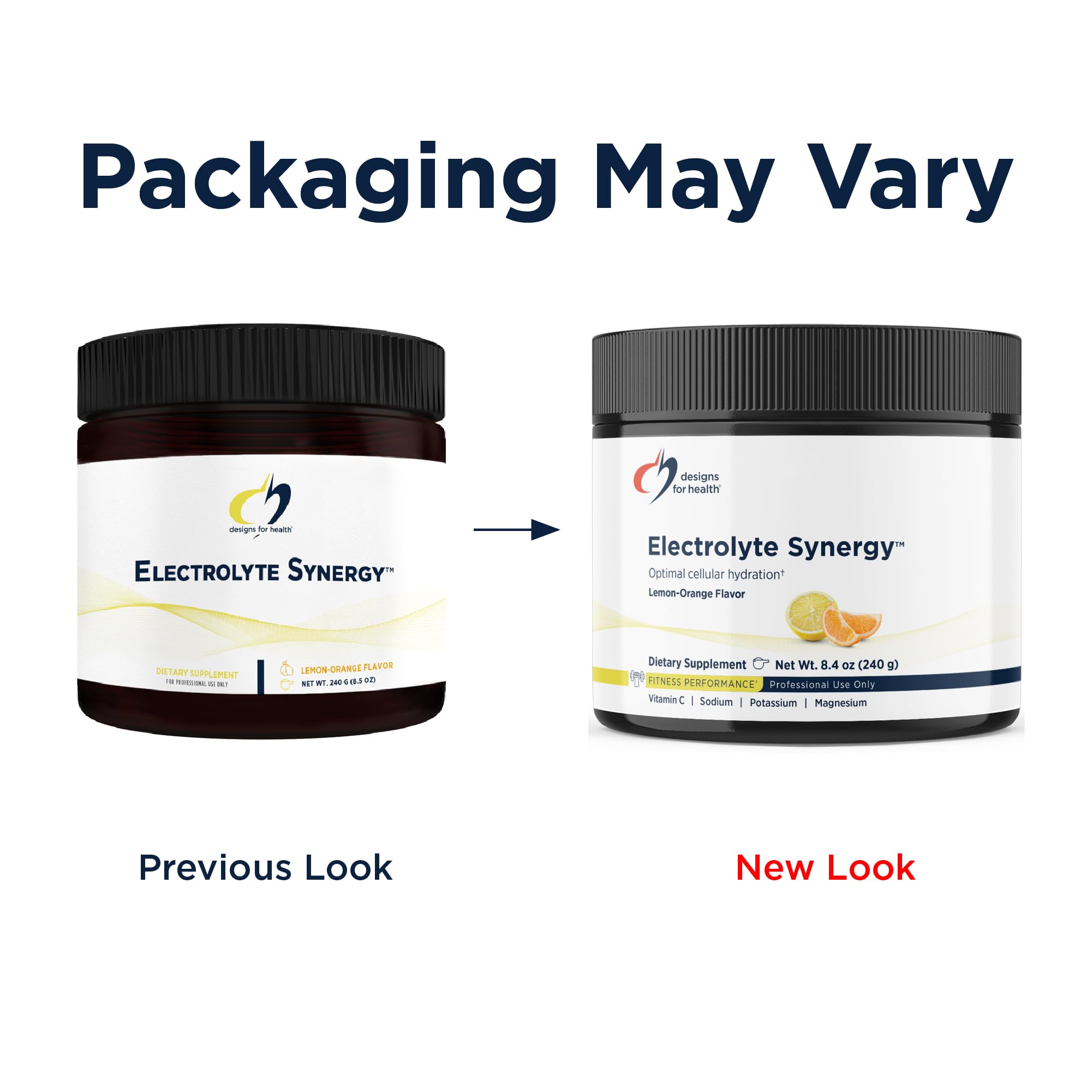 Designs for Health Electrolyte Synergy Powder - Hydration Support Drink Mix Powder Supplement with Vitamin C, D-Ribose + Antioxidants - Natural Lemon-Orange Flavor (30 Servings / 240g) - Image 4