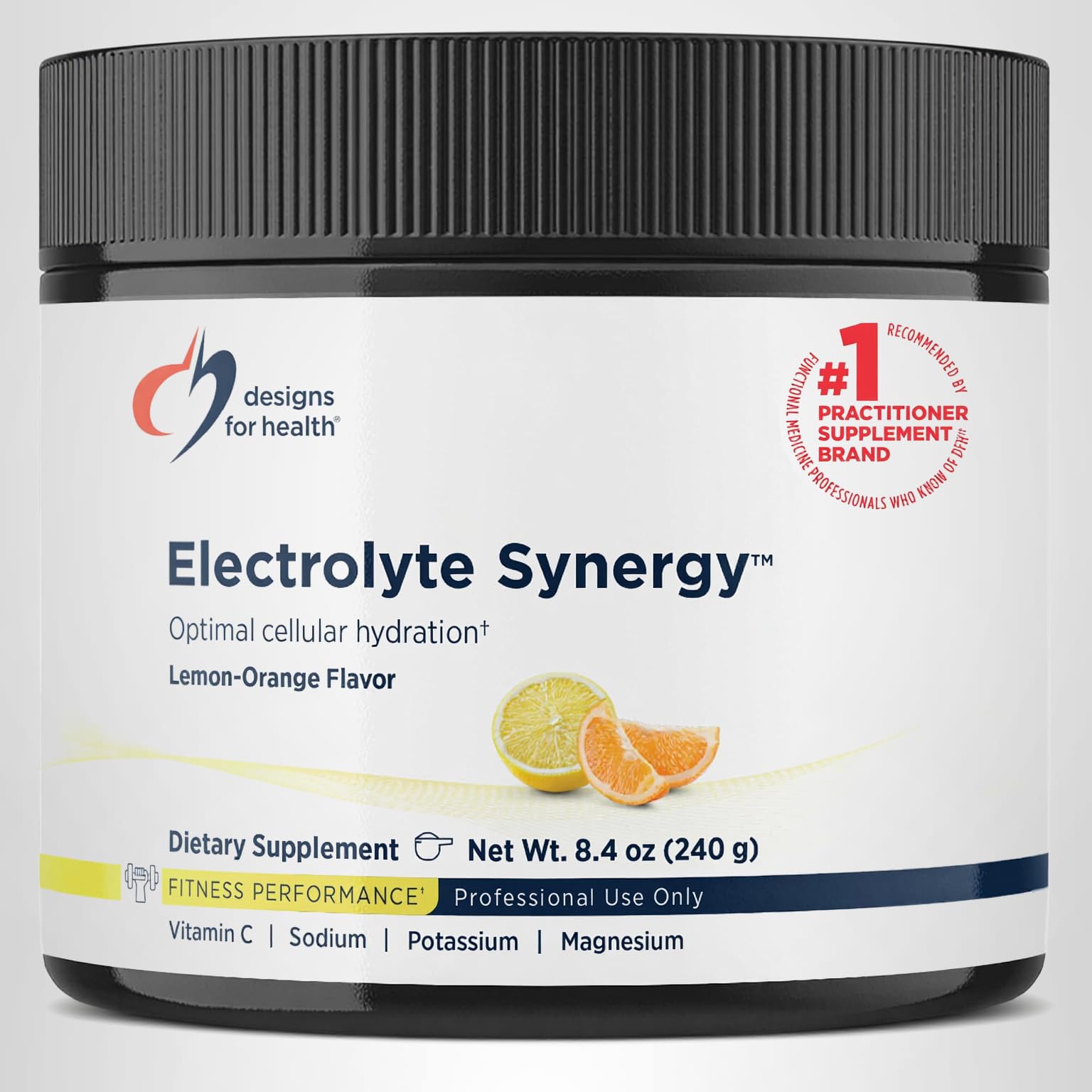 Designs for Health Electrolyte Synergy Powder - Hydration Support Drink Mix Powder Supplement with Vitamin C, D-Ribose + Antioxidants - Natural Lemon-Orange Flavor (30 Servings / 240g) - Image 9