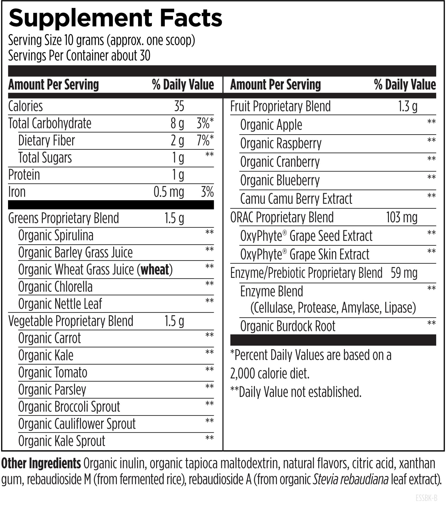 Designs for Health EssentiaGreens and Reds (Strawberry Kiwi, 30 Servings), Vegan Superfood Powder with Spirulina, Kale, Apple & More, for Daily Nutrition and Digestive Health - Image 4