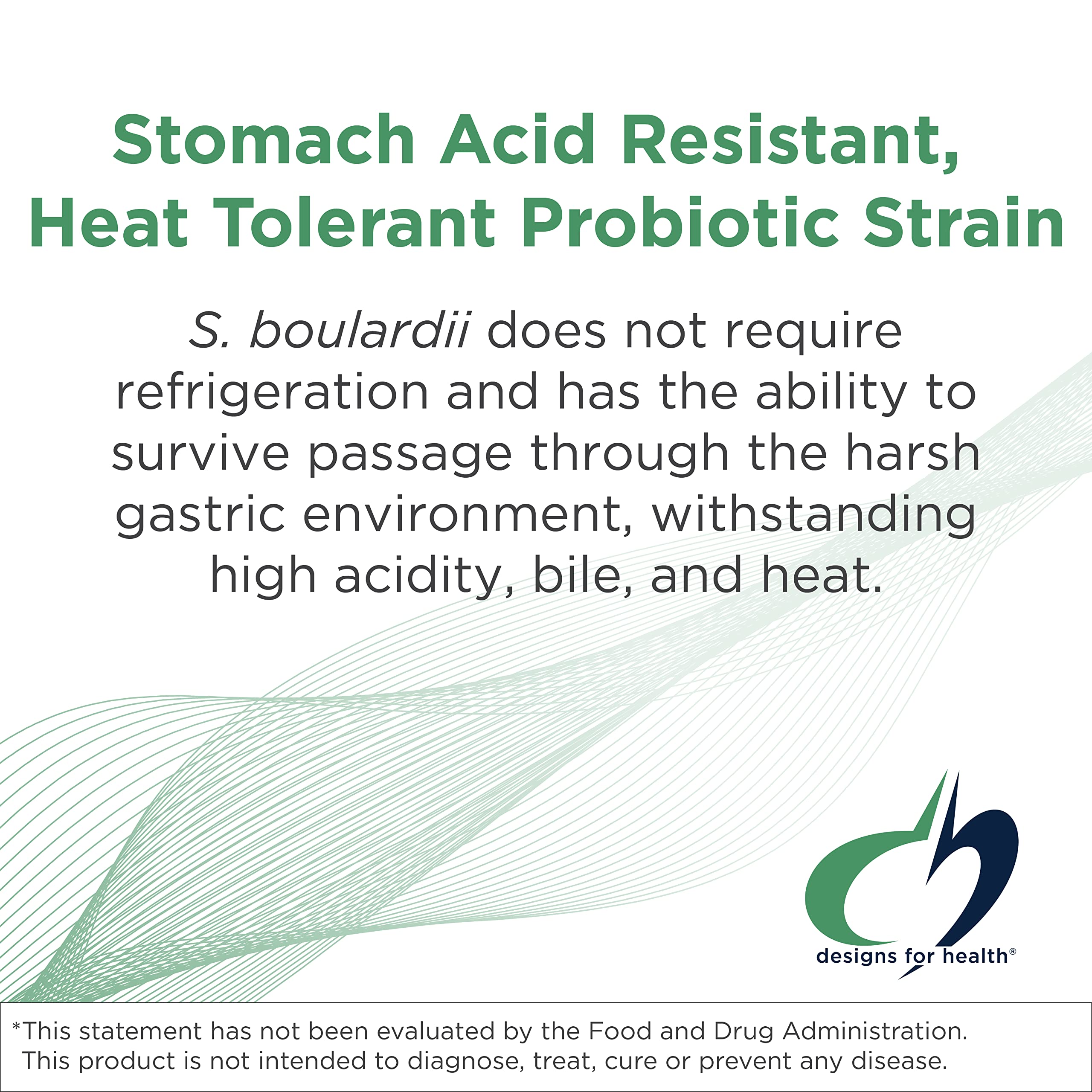 Designs for Health FloraMyces 500mg Saccharomyces Boulardii Probiotic - Gut Health Supplements - Shelf-Stable Digestive Probiotics for GI Health - Dairy-Free, Vegan Probiotic (60 Capsules) - Image 3