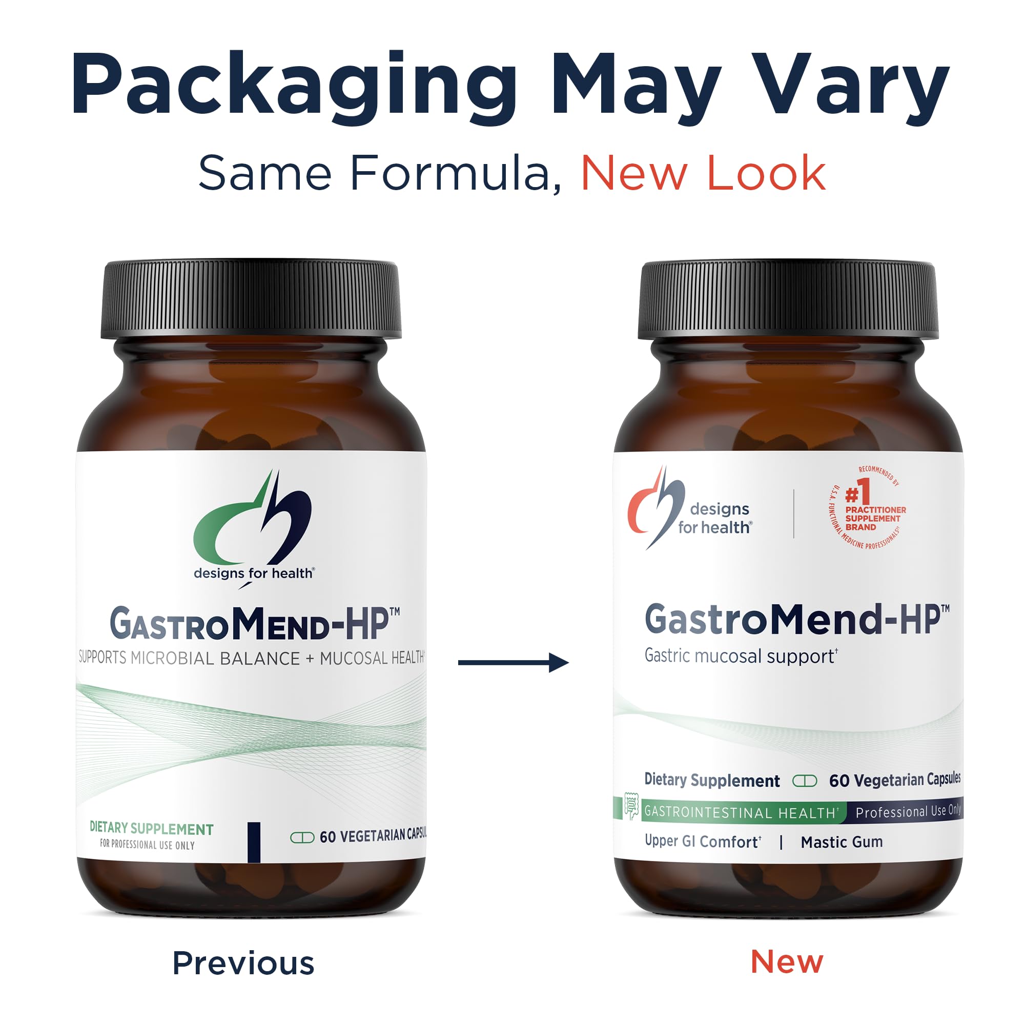 Designs for Health GastroMend HP - Mastic Gum, Zinc, L-Carnosine, Deglycyrrhizinated Licorice Gut Health Supplements - May Support Gastric Health, Occasional Bloating or Upset Stomach (60 Capsules) - Image 5