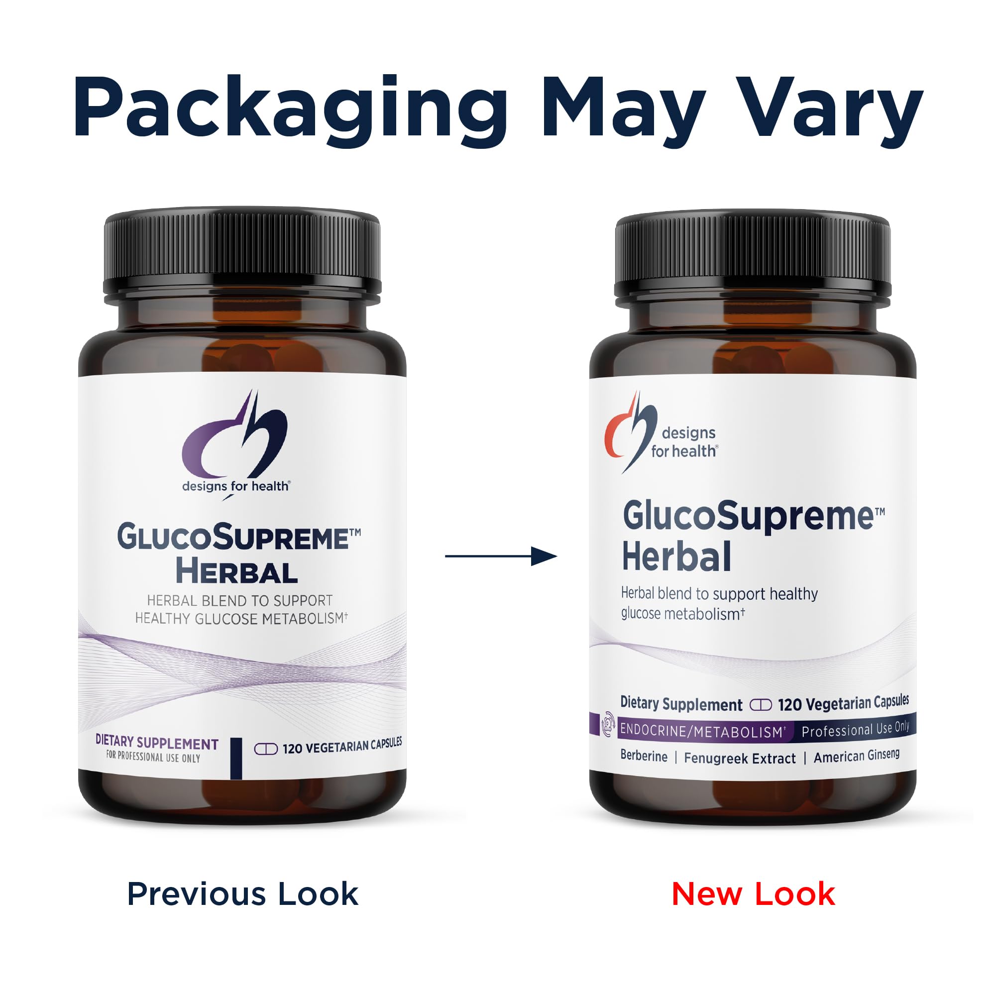 Designs for Health GlucoSupreme Herbal Supplement - Berberine HCl, Banaba, Ginseng + Cinnamon Extract - Vegan, Non-GMO Supplements (120 Capsules) - Image 4