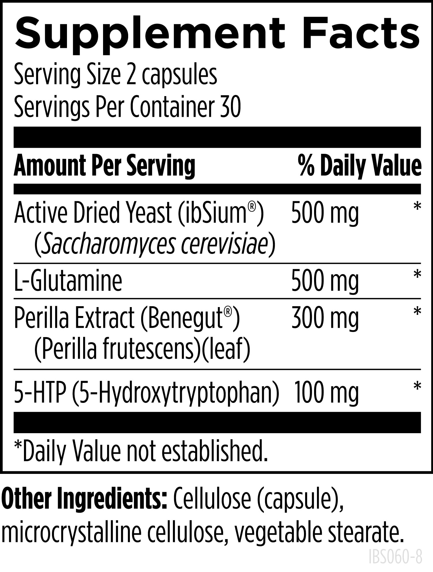 Designs for Health IBSynergy - Support GI Health, Digestion + Brain-Gut Connection - Enteric Nervous System Support Supplement with 5-HTP, L-Glutamine + Saccharomyces (60 Capsules) - Image 3