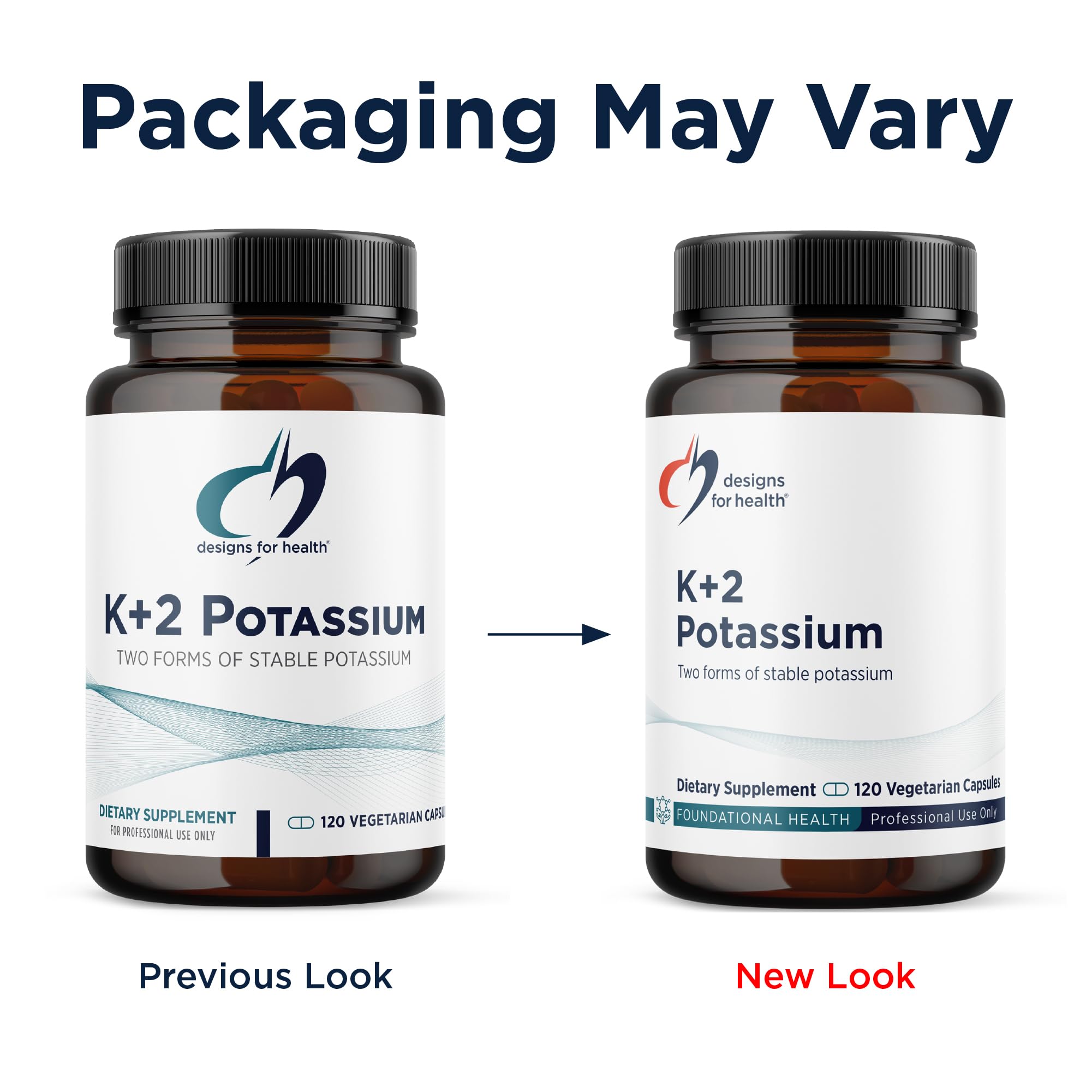 Designs for Health K+2 Potassium - 300mg Two Forms of Potassium - Potassium Bicarbonate + Glycinate Pills - Supplement Support to Help Maintain Healthy Blood Pressure Levels (120 Capsules) - Image 4