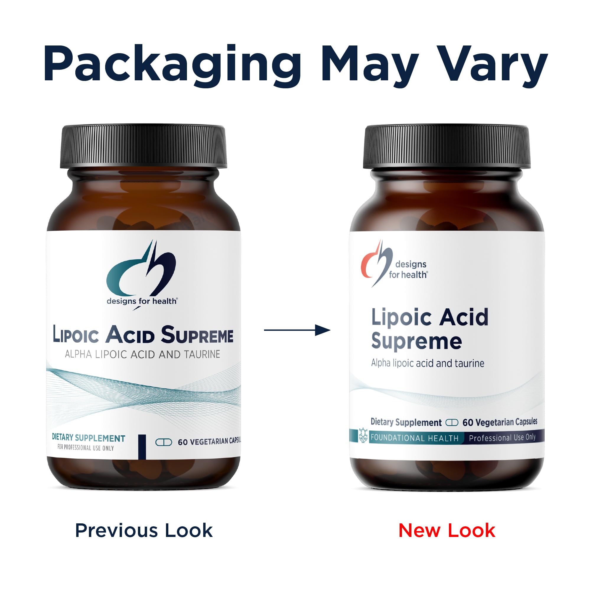 Designs for Health Lipoic Acid Supreme - 300mg Alpha Lipoic Acid with Taurine - Vegan, Non-GMO ALA Supplement (60 Capsules) - Image 3