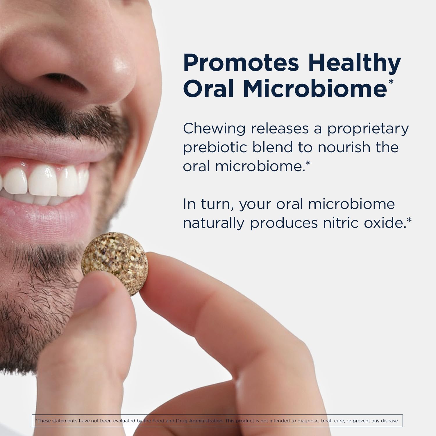 Designs for Health NOx Oral Microbiome Gum, Bright Berry - Nitric Oxide Booster Chewing Gum, Prebiotic Blend & Vitamin C - Vegan, Sugar Free (30 Pieces) - Image 3