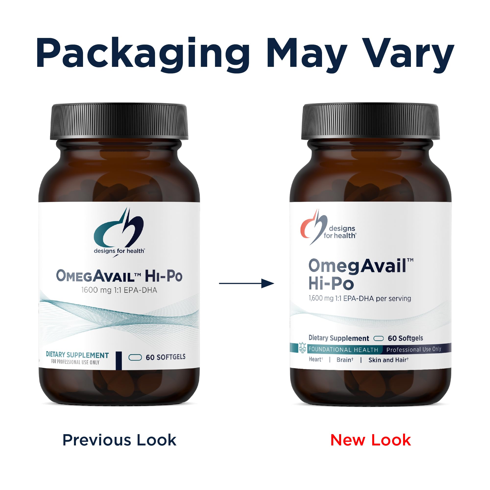 Designs for Health OmegAvail Hi-Po - TG (Triglyceride) Omega-3 Fish Oil Supplement, 1600mg EPA/DHA per Serving with Lemon + Vitamin E to Minimize Fishy Taste (60 Softgels) - Image 3