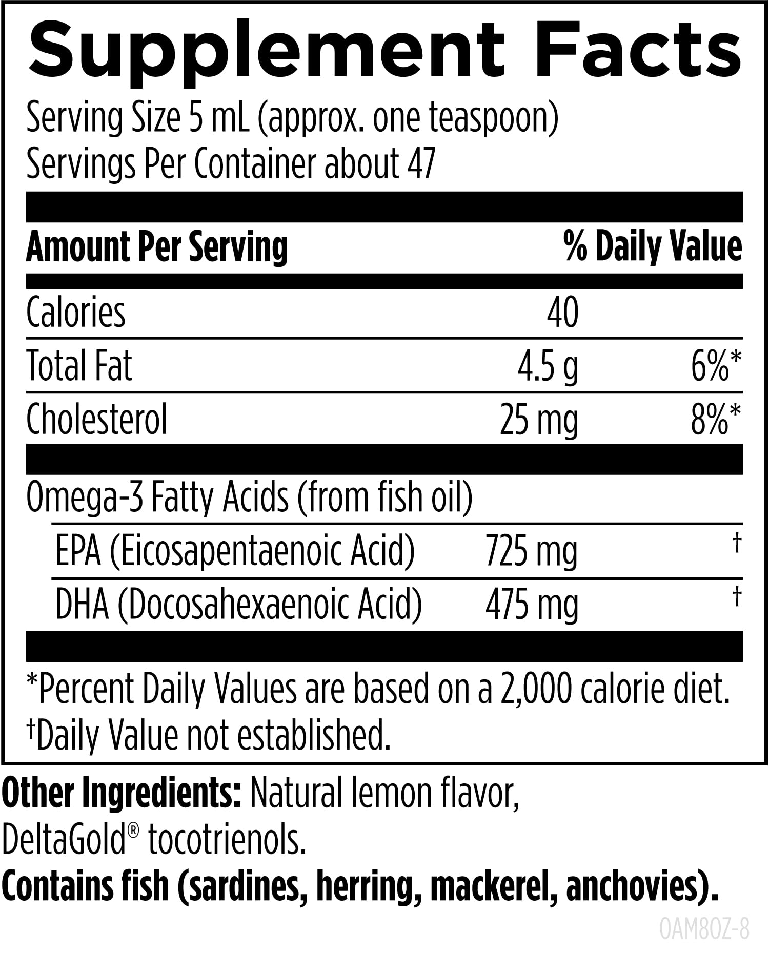 Designs for Health OmegAvail Liquid TG Fish Oil 1200mg - Triglyceride Omega-3 Fish Oil Brain Support Supplement with DHA/EPA - Natural Lemon Flavor (8oz / 47 Servings) - Image 3