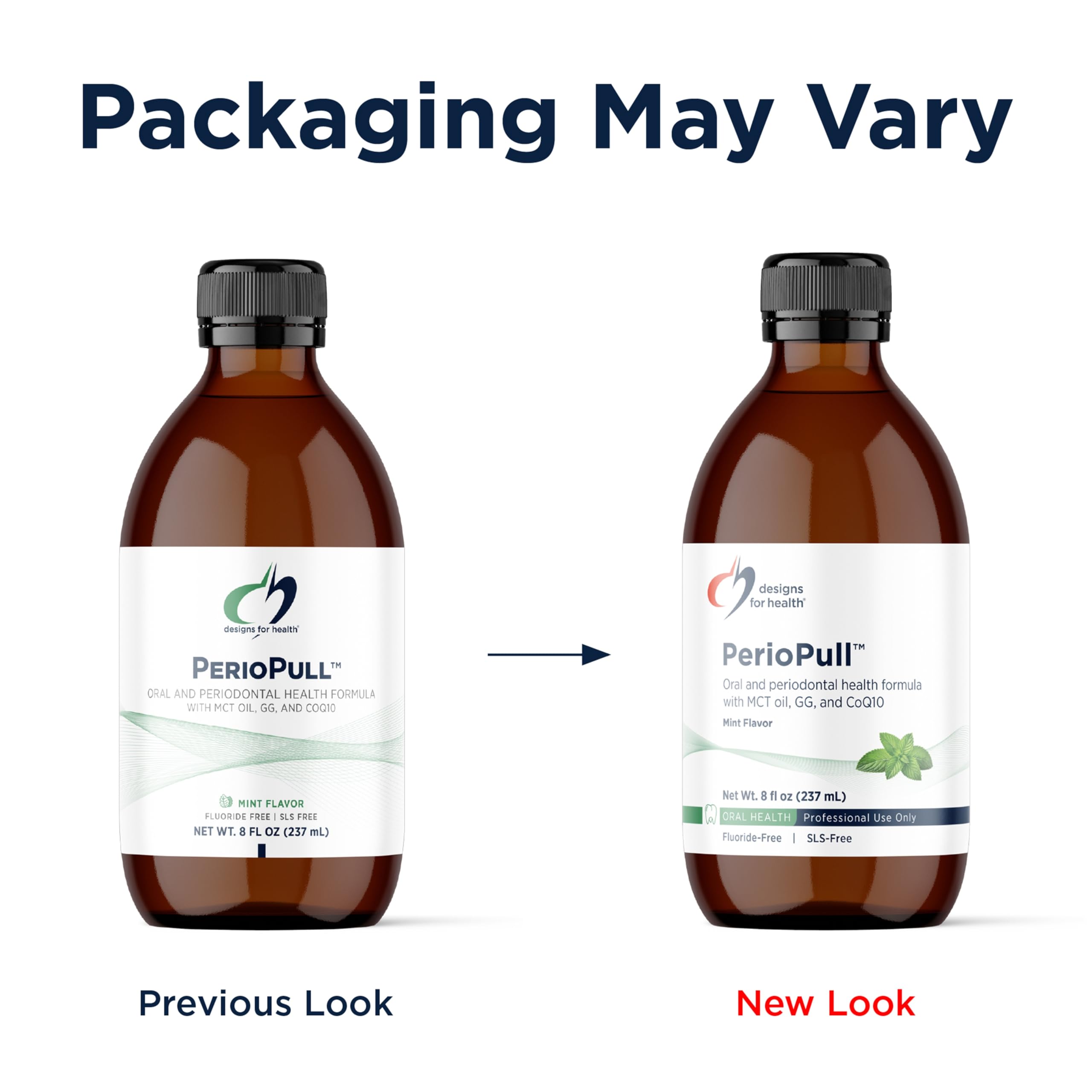 Designs for Health PerioPull - Pulling Oil for Teeth and Gums, Fresh Breath - Oil Pull with MCT Coconut Oil, GG, Bromelain & Coenzyme Q10 to Support Oral Health - Fresh Mint Flavor Oral Rinse (8oz) - Image 6