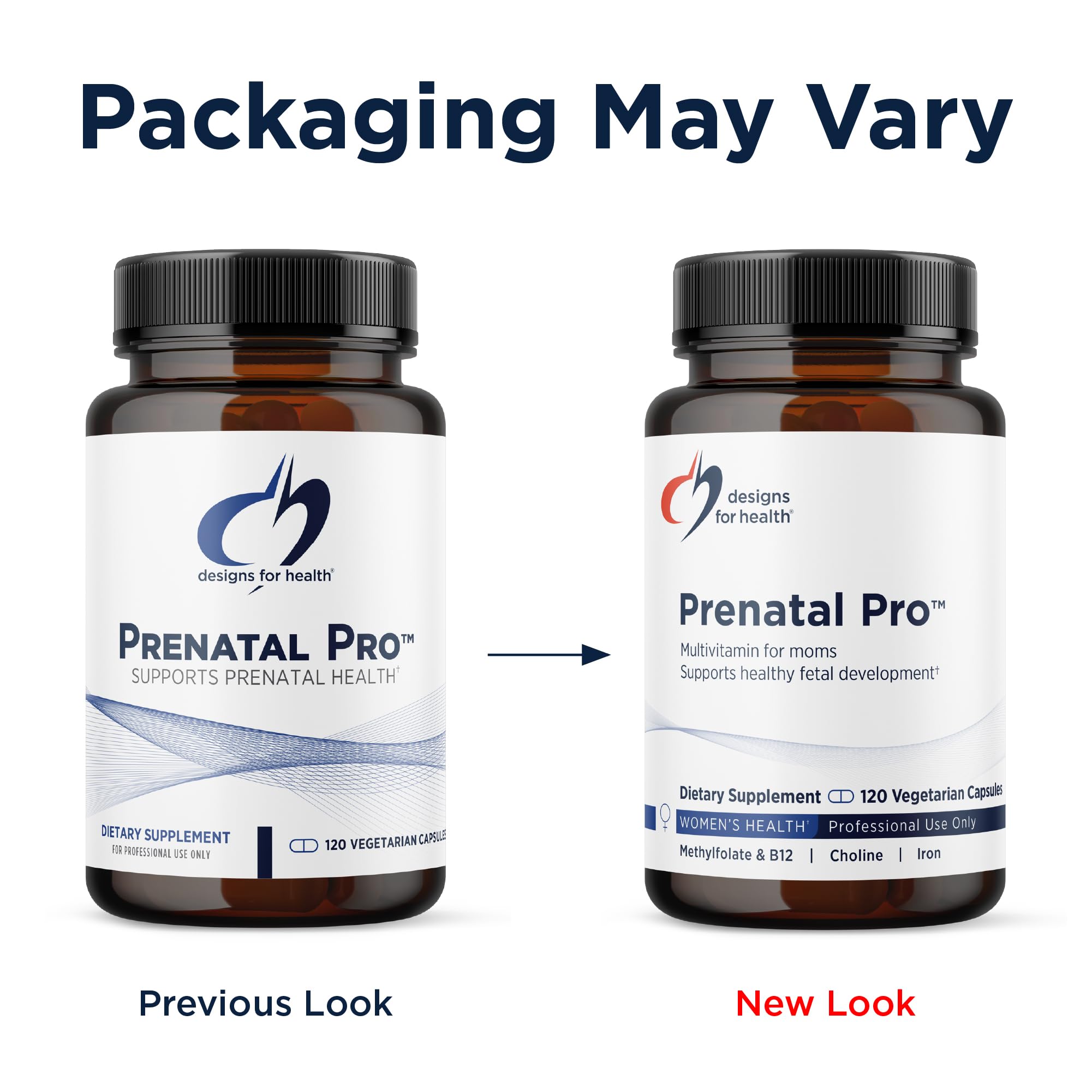 Designs for Health Prenatal Pro Methylated Multivitamin for Women - Prenatal Vitamins with Iron, A, D, E + Vitamin K with Methylated Folate, Calcium Magnesium Zinc for Nursing + Postpartum (120 Caps) - Image 6