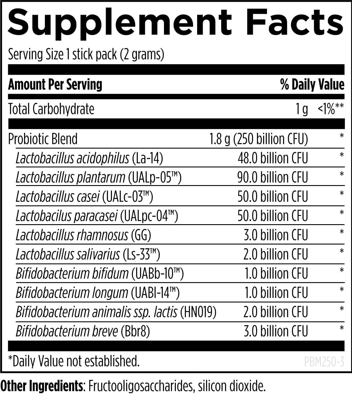 Designs for Health ProbioMed 250 Probiotics - Shelf Stable 250 Billion CFU Probiotic Supplement for Adults - 10 Strains for Digestive Health + Immune Support - Dairy Free + Gluten Free (14 Packets) - Image 3