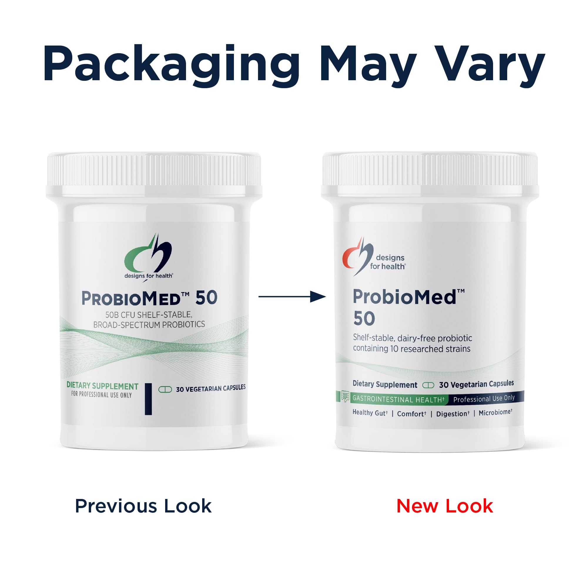 Designs for Health ProbioMed 50 - Probiotics for Digestive Health - 10 Strains with Lactobacillus acidophilus Probiotic + Lactobacillus rhamnosus - Gut Health + Immune Support Supplement (30 Caps) - Image 5