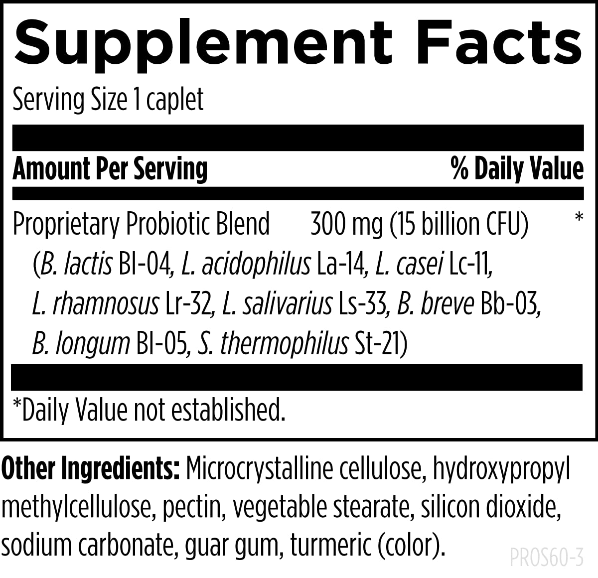 Designs for Health Probiotic Supreme DF - 15 Billion CFU Dairy-Free Probiotic with Acidophilus + Bifidobacterium Longum, GI + Immune Support Supplement or Adults, Men + Women (60 Caplets) - Image 3