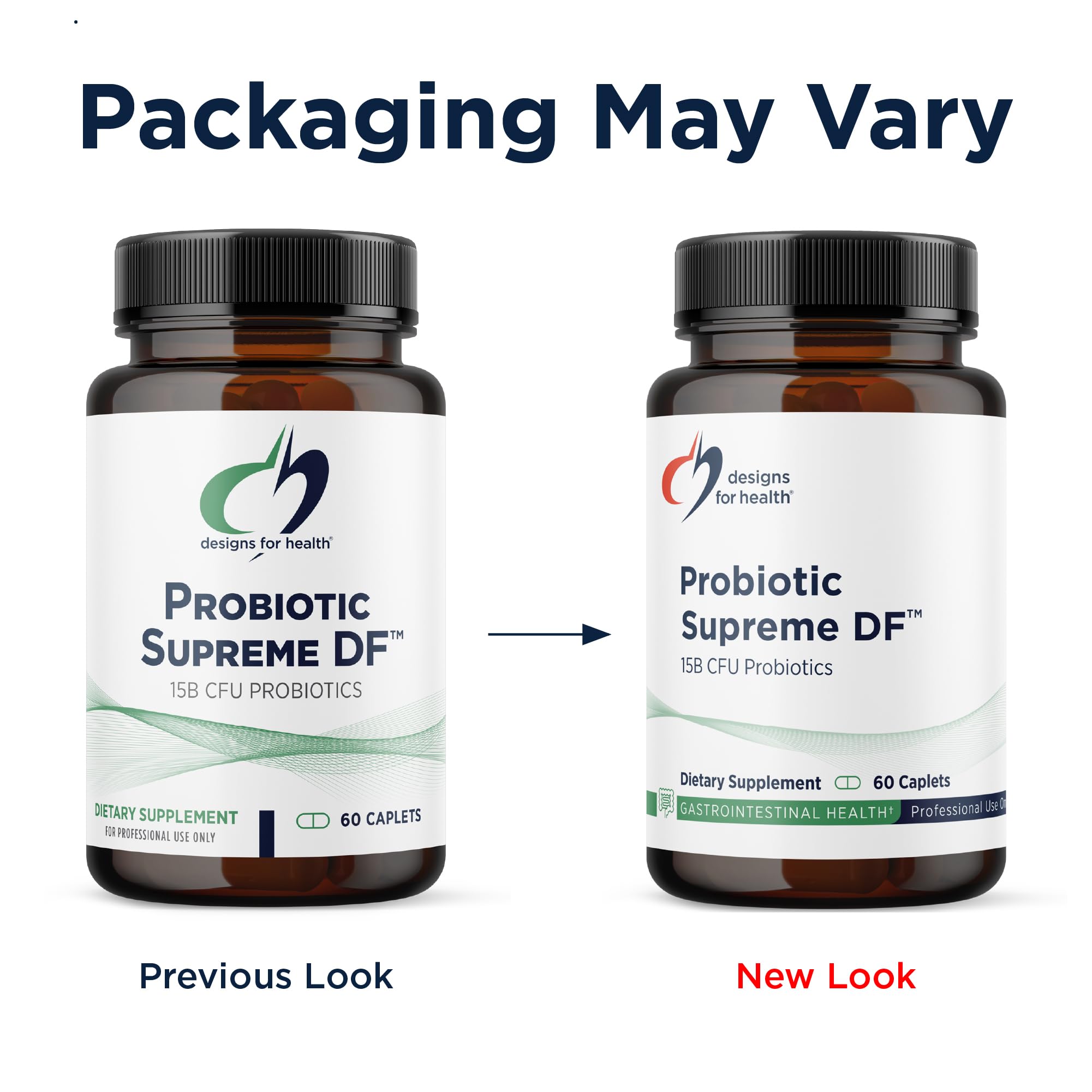 Designs for Health Probiotic Supreme DF - 15 Billion CFU Dairy-Free Probiotic with Acidophilus + Bifidobacterium Longum, GI + Immune Support Supplement or Adults, Men + Women (60 Caplets) - Image 4