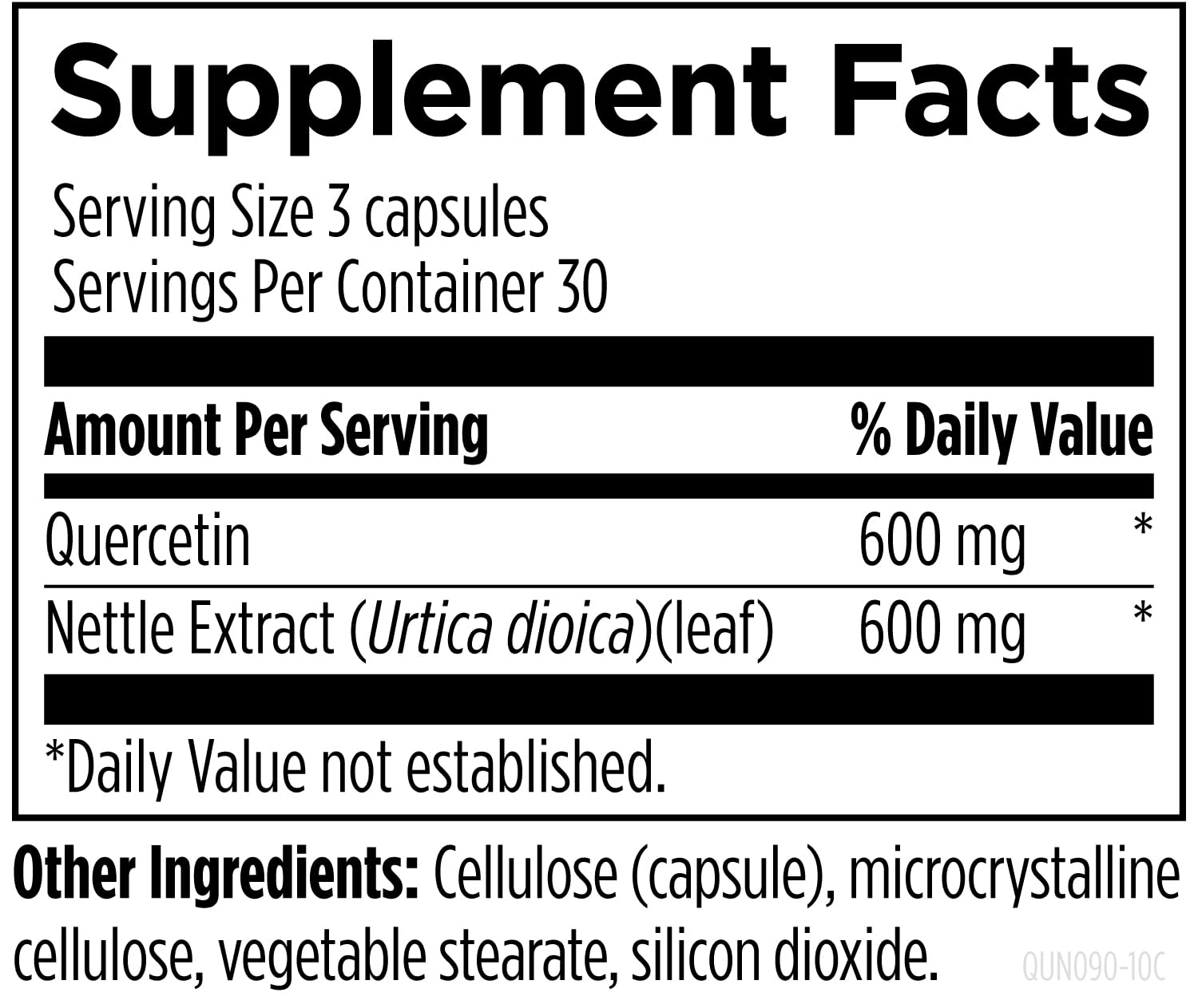 Designs for Health Quercetin + Nettle Supplement - Nettle Leaf + Quercetin Supplements with Flavonoids - Powerful Antioxidants for Immune Support (90 Vegan Capsules) - Image 6