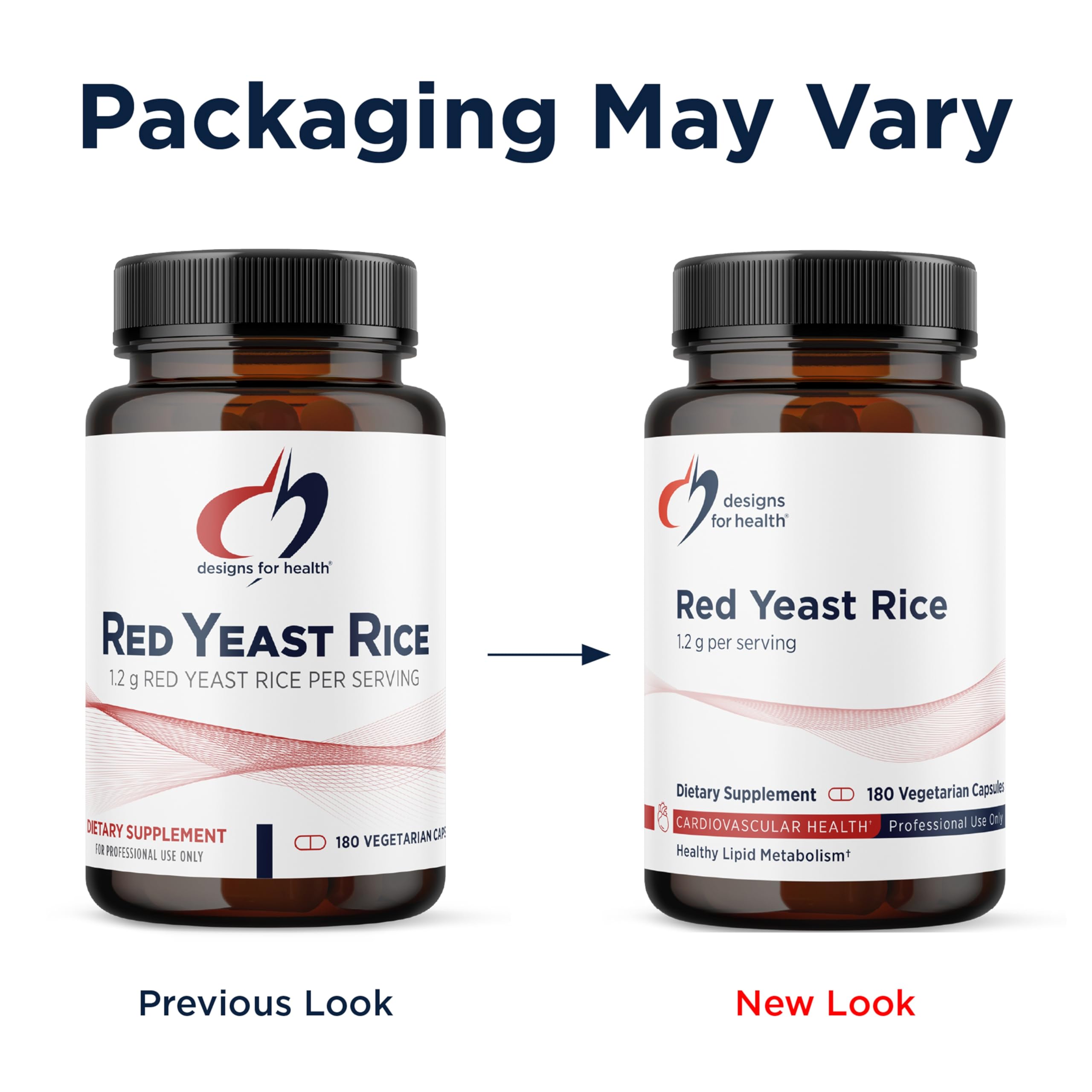 Designs for Health Red Yeast Rice Capsules - 1200mg (1.2g) Supplement to Support Cardiovascular Health - Non-GMO, Made with US-Grown Organic Red Yeast Rice (180 Capsules) - Image 4