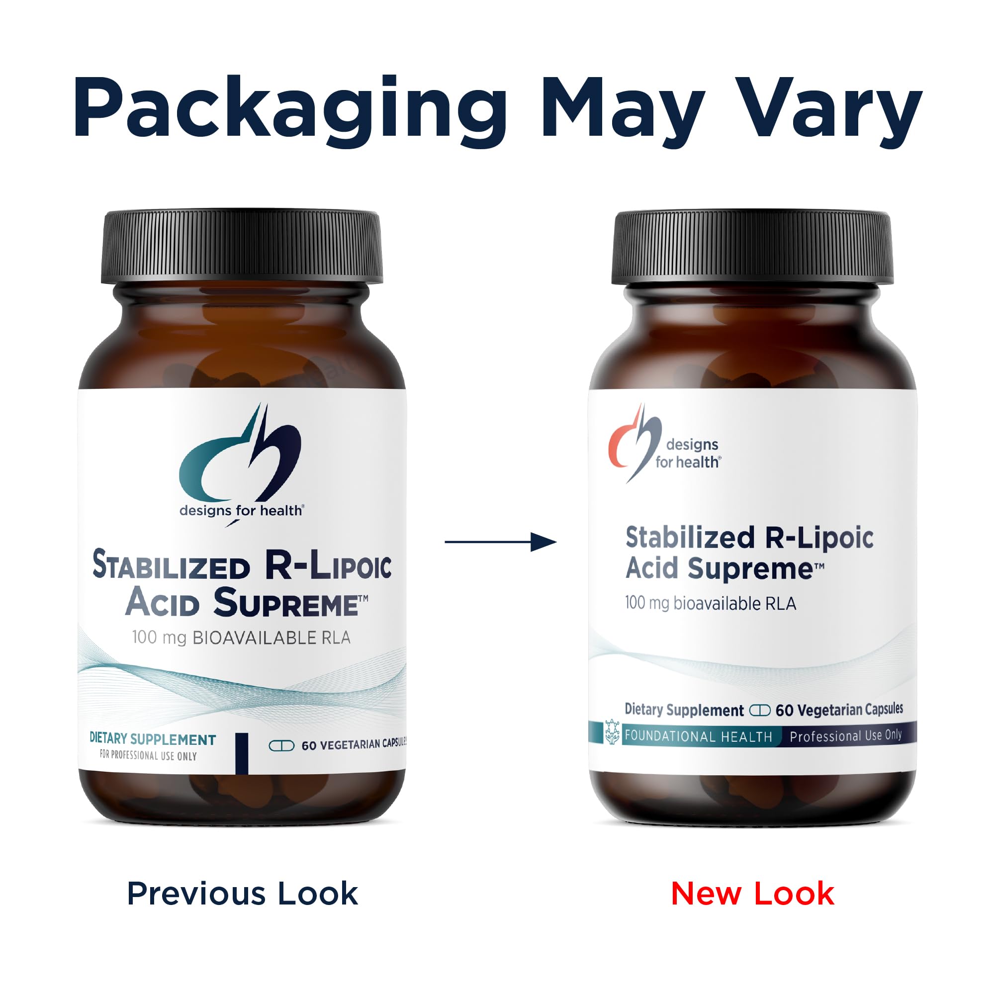 Designs for Health Stabilized R-Lipoic Acid Supreme - 100mg RLA Supplement with Taurine - Non-GMO, Gluten Free (60 Capsules) - Image 4