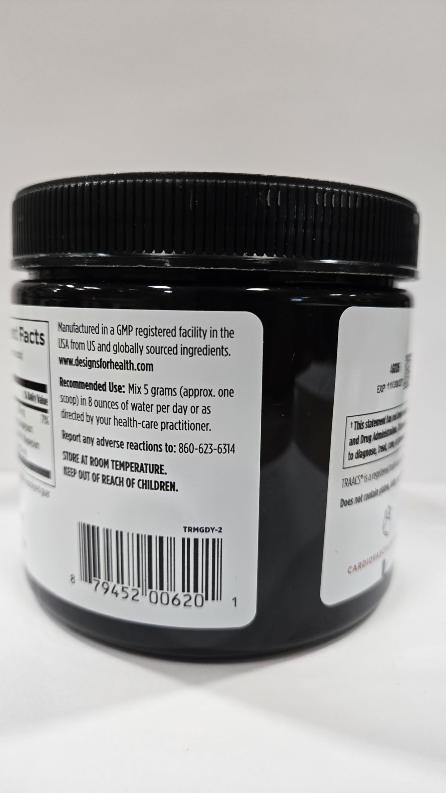 Designs for Health TriMag Supreme Powder - 300mg Triple Magnesium Drink - May Support Heart Health & Energy - Magnesium Orotate, Glycerophosphate + Bisglycinate Chelate (30 Servings / 150g) - Image 12
