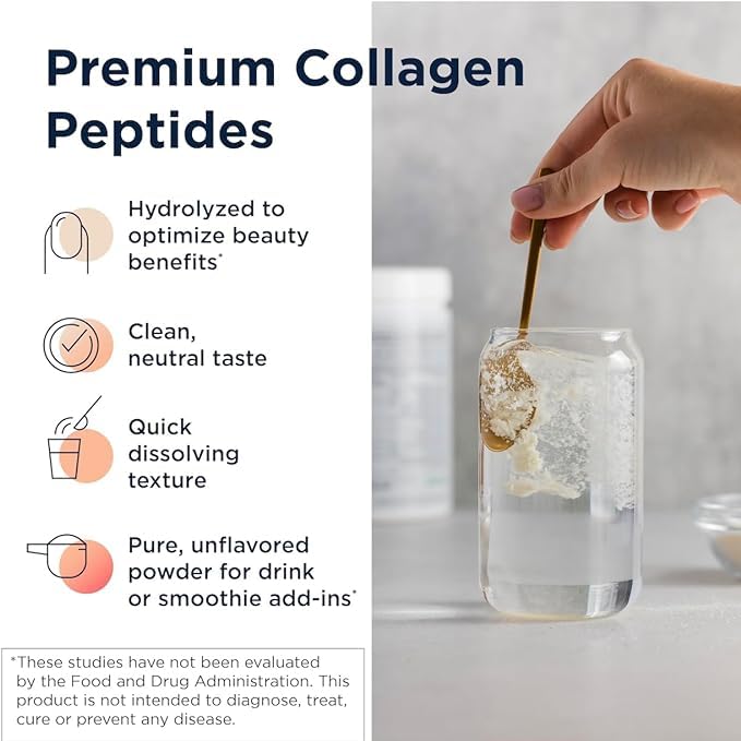 Designs for Health Whole Beauty Collagen - Collagen Peptides, Silica & Biotin Powder to Support Hair Skin and Nails - Support Hair Strength & Fullness (30 Servings) - Image 3