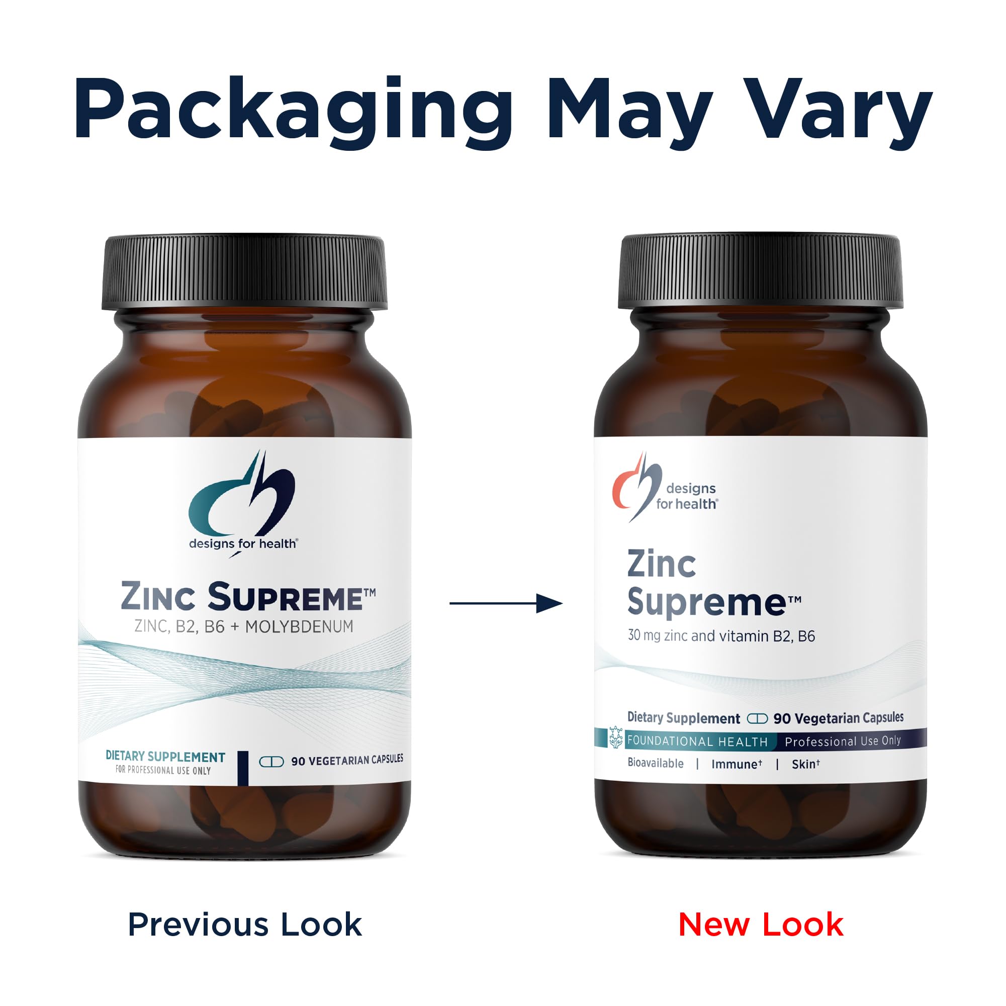 Designs for Health Zinc Supreme - 30mg Zinc Bisglycinate Chelate Supplement with Cofactors Taurine, Vitamin B6, B2 + Molybdenum - Immune Support Supplement - Vegan + Non-GMO (90 Capsules) - Image 5